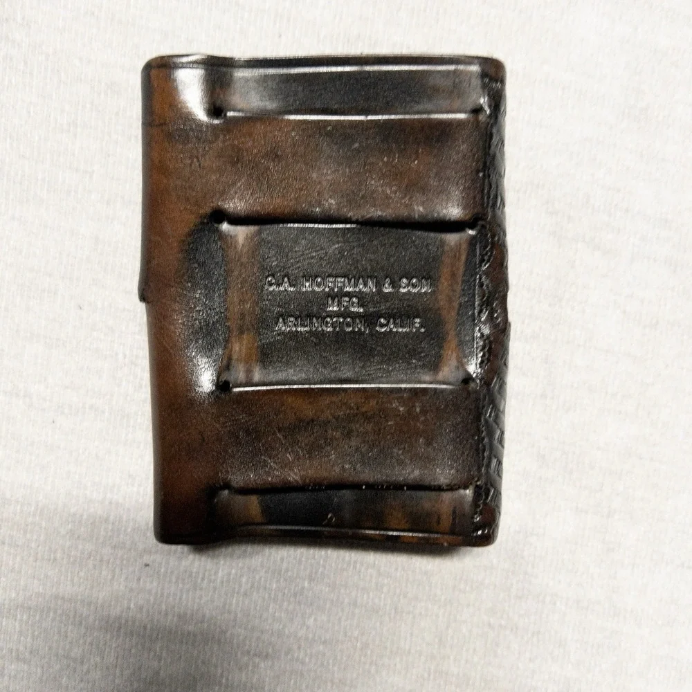 Vintage Leather C.A. Hoffman & Son Basketweave Duty Belt Add On‎